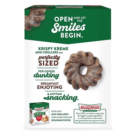 Krispy Kreme Chocolate Mini Crullers Irresistible Mini Donut Delights