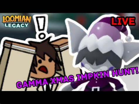 Hunting For Gamma Xmas Impkin In Loomian Legacy YouTube