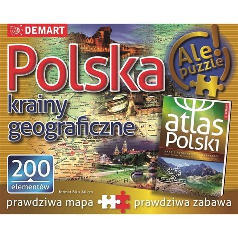 Puzzle Demart Polska Krainy Geograficzne El Sklep Wszystko Dla Biura