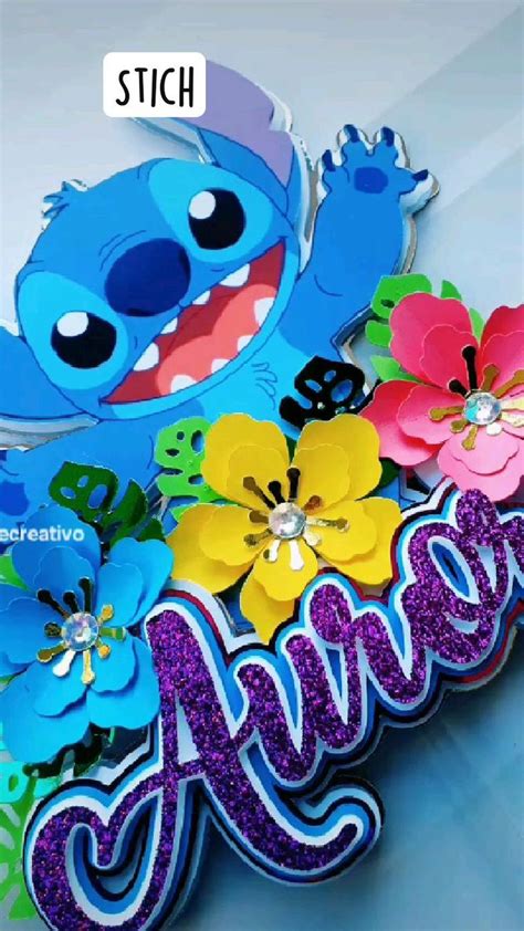 Stich Beautiful Premium Cake Topper To Celebrate Your Birthday Party