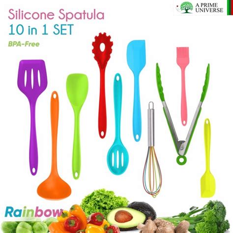 Silicone Spatula Sodet Sutil Centong Capitan Mixer Kuas Sendok Sayur 10