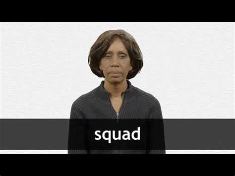 squad definition translations collins english dictionary