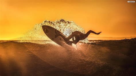 Surf At Sunset Wallpapers - Wallpaper Cave