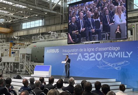 Airbus Inaugure Une Nouvelle Ligne D Assemblage De L A Neo Toulouse