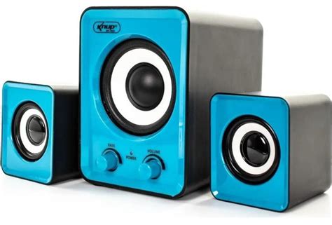 Caixa De Som Sub Woofer 12W Rms Pc Usb P2 Portatil Potente Knup