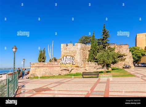 Faro Castle Castello De Faro On The Banks Of The Ria Formosa Faro