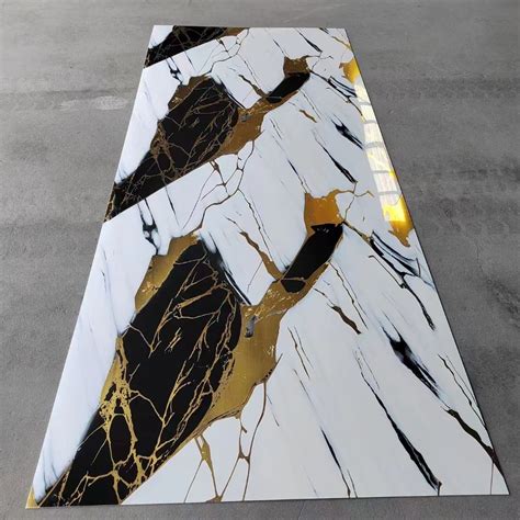 Mm Pvc Uv Panel Wall Boards D Printing Uv Marble Sheet For Wall