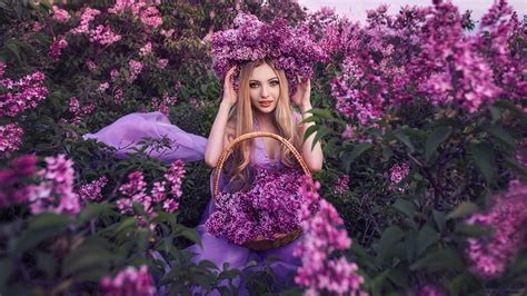 500px Women Smiling Plants Model Sergey Shatskov Nature Flowers