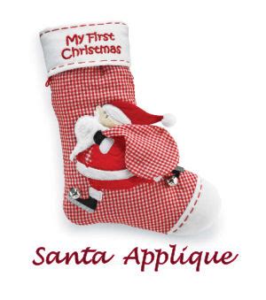 Precious Stockings for Baby’s First Christmas