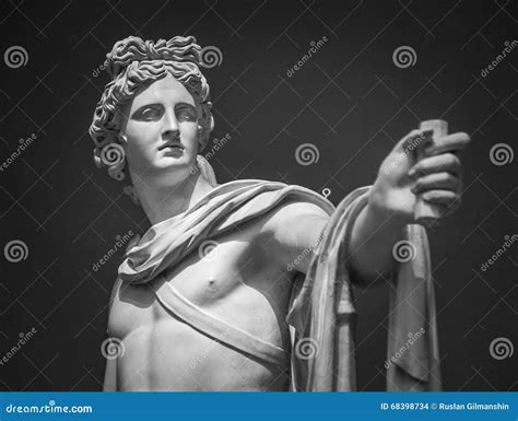 Statua Di Apollo Belvedere Museo Del Vaticano Del Dettaglio Immagine