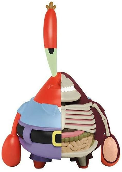 Jason Freeny X Nickelodeon Spongebob Hidden Dissectibles Mr Krabs