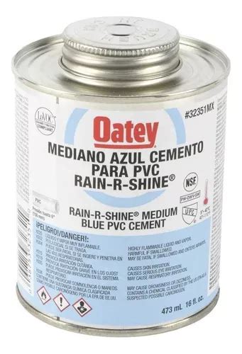 Cemento Para Pvc De Ml Azul Oatey Env O Gratis