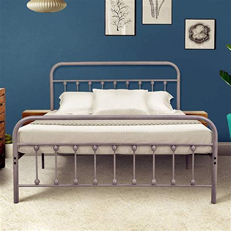 Castlebeds Vintage Full Metal Bed Frame With Headboard And Footboard