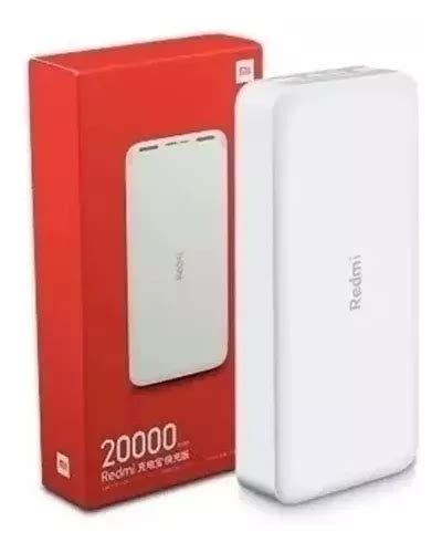 Cargador portátil Redmi Power Bank de 20000 mah listo MercadoLibre