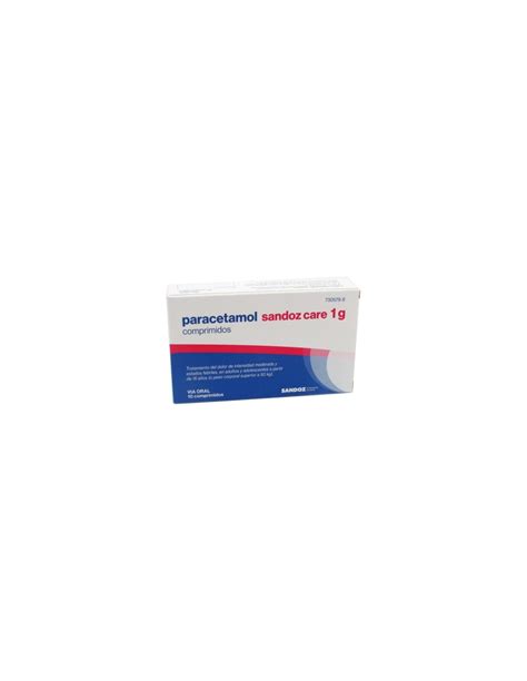 Paracetamol Sandoz Care Efg G Comprimidos