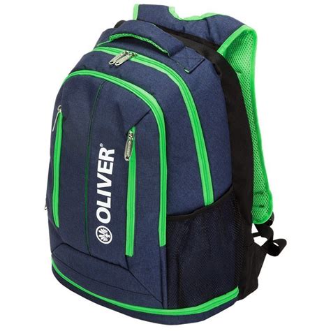 Plecak Oliver Rucksack Ts Granatowo Zielony Navy Green Squash