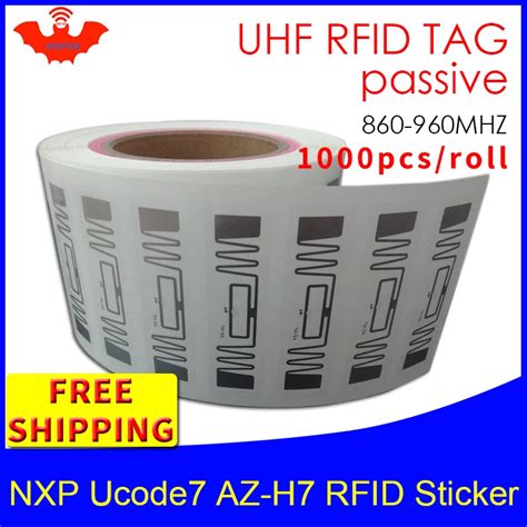 Uhf Rfid Tag Sticker Nxp Ucode7 Az H7 Epc6c Wet Inlay 915mhz868mhz860