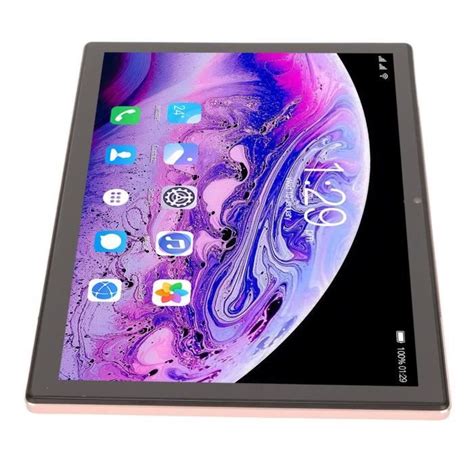 HURRISE Tablette HD Tablette 10 Pouces Or 4G Appel 6 Go 128 Go RAM