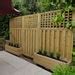 Bespoke Handmade Tetbury Trellis Fence Panel Privacy Screen Tanalised