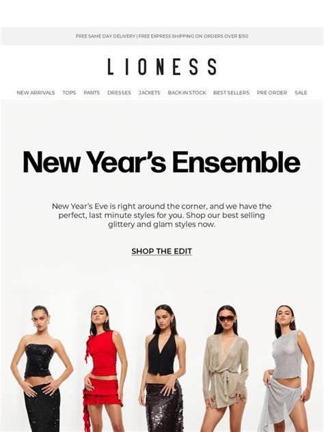 Lioness What To Wear New Year S Eve Milled