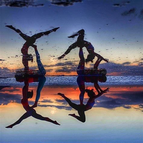 Gorgeous Shots of Couples Doing Yoga to Inspire Your Day | Partner yoga, Yoga inspiration, Acro ...