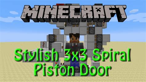 Minecraft Redstone Tutorial Two Doors Telegraph