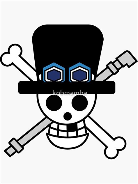 Sabo Pirate Flag Sticker For Sale By Kobmamba Redbubble