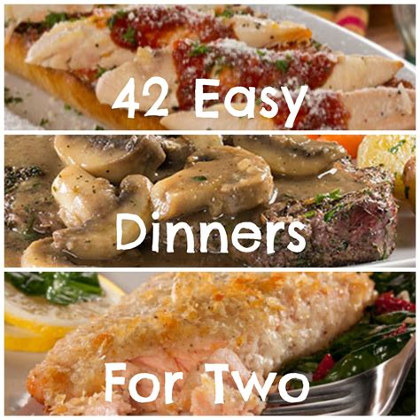 64+ Easy Dinner Recipes for Two | Easy dinner, Cooking, Meals
