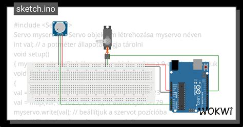 Potmeter Wokwi Esp Stm Arduino Simulator