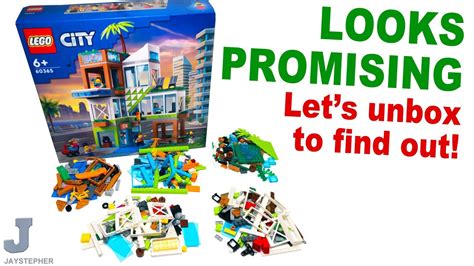 LEGO City 2023 Apartment Building 60365 Unboxing Brick Exploration