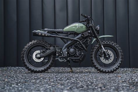 SERGEANT SCRAMBLER Yamaha XSR155 By K Speed Pipeburn