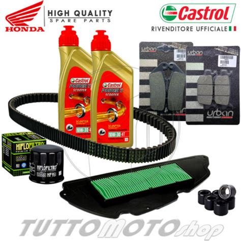 Tagliando HONDA SH 300 ABS 2015 2019 Kit Olio Filtri Cinghia Rulli