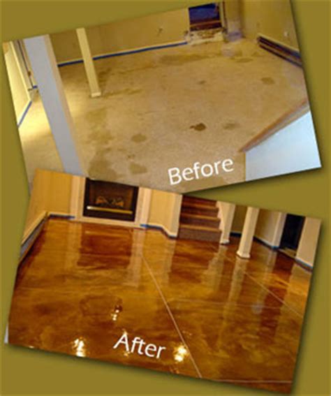 Concrete Stain Acid Epoxy Floors Flooring Tips