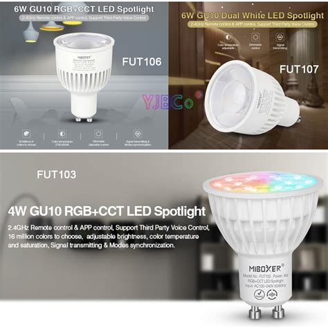 Miboxer Gu W W Rgbcct Cct Smart Led Spotlight Lamp V V