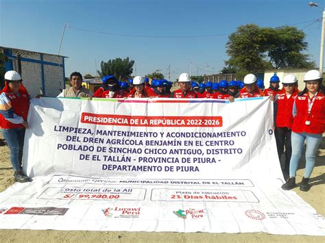 Inicia Las Labores De Lurawi Peru Noticias Municipalidad Distrital