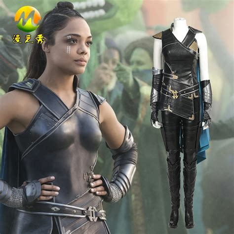 2017 New Movie Thor Ragnarok Cosplay Costume Valkyrie Costume Halloween