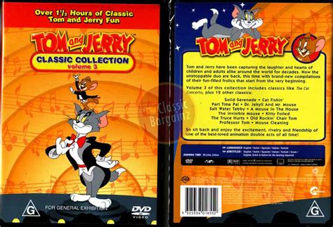 TOM AND JERRY VOLUME 3 Classic Collection NEW SEAL DVD (Region 4 Australia) 9325336018552 | eBay