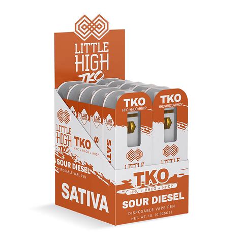 Little High: Little High - TKO (HHC, HHC-O, and HHC-P) - Sour Diesel
