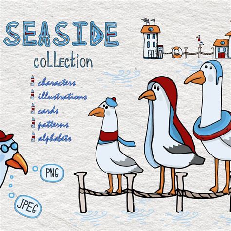 Seaside Clipart Collection – MasterBundles