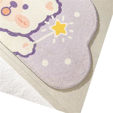 Cikonielf Tapis De Bain Absorbant Mignon Antid Rapant S Chage Rapide