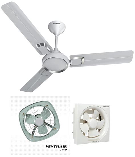 Havells Glaze 1200mm Decorative Finish Ceiling Fan Elegant White