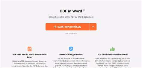 2 Möglichkeiten zur Kostenlosen Konvertieren PDF in Word PDF Candy