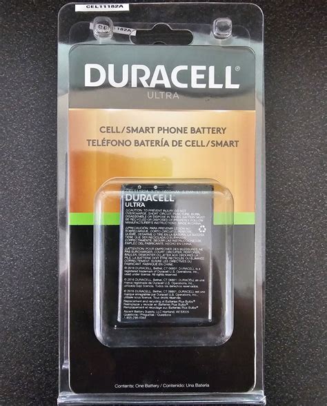 Duracell Ultra V Mah Wh Li Ion Cell Phone Smart Battery