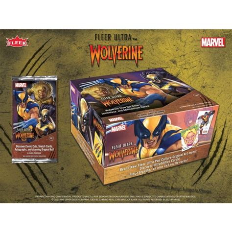 Upper Deck Fleer Ultra Marvel Wolverine Hobby Box Steel City