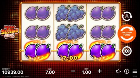 Sizzling Wins Lines Slot Review Free Demo Game