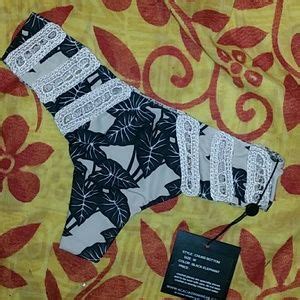 Acacia Swimwear Swim New Acacia Black Elephant Chuns Bikini Bottom Chun Poshmark