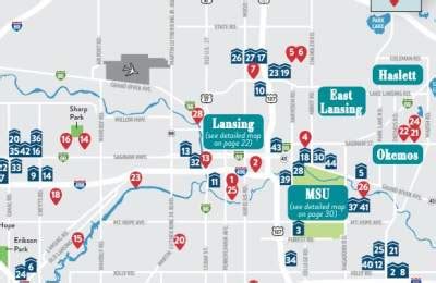 Downtown Lansing Michigan Map - Faythe Theresina