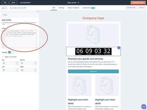 How To Embed A Countdown Timer Into A Hubspot Email Sendtric