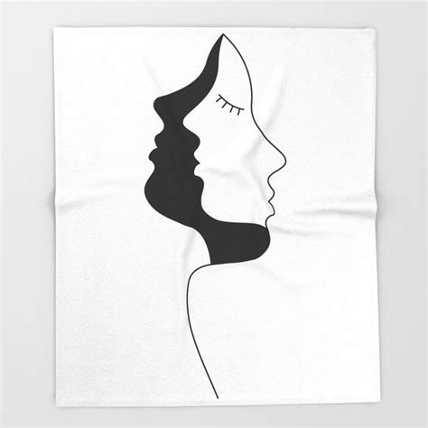 Silhouette Bed Throw Blanket By Wuukasch 51 X 60 Blanket Throw