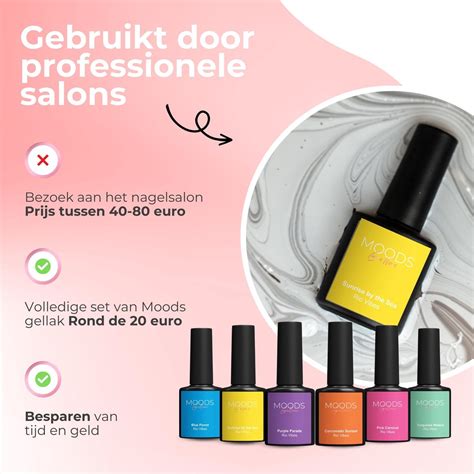 Moods Gellac Delige Set Gel Nagellak Ml Rio Vibes Edition